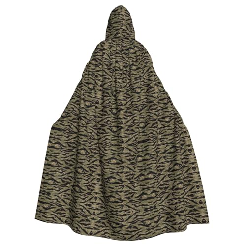 KLJnmbb Halloween-Kapuzenumhang mit Tigerstreifen, Camouflage-Druck, für Erwachsene, Unisex, Cosplay-Kostüm KLJnmbb Halloween-Kapuzenumhang mit Tigerstreifen, Camouflage-Druck, für Erwachsene, Unisex, Cosplay-Kostüm von KLJnmbb