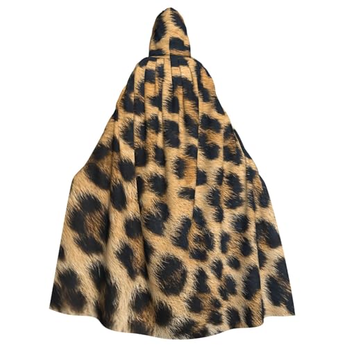 KLJnmbb Halloween-Kapuzenumhang mit rauem Leopardenmuster und lebendiger voller Länge, Cosplay-Kostüm für Erwachsene KLJnmbb Halloween-Kapuzenumhang mit rauem Leopardenmuster und lebendiger voller Länge, Cosplay-Kostüm für Erwachsene von KLJnmbb