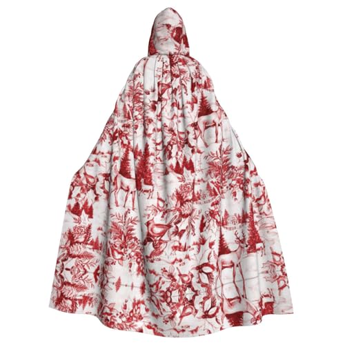 KLJnmbb Halloween-Umhang mit Kapuze in voller Länge, für Erwachsene, Unisex, Cosplay-Kostüm von KLJnmbb