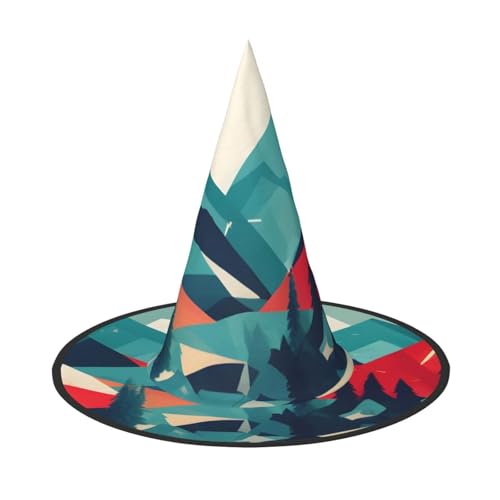 KLJnmbb Hexenhut für Erwachsene und Jugendliche, Unisex, für Halloween, für Partys, Karneval, Kostüme von KLJnmbb