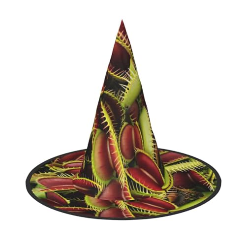 KLJnmbb Hexenhut mit fleischfressendem Pflanzendruck, Unisex, Halloween, für Erwachsene und Jugendliche, Partys, Karneval, Kostüme KLJnmbb Hexenhut mit fleischfressendem Pflanzendruck, Unisex, Halloween, für Erwachsene und Jugendliche, Partys, Karneval, Kostüme von KLJnmbb