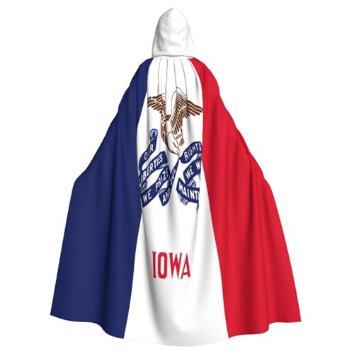 KLJnmbb Iowa Halloween-Kapuzenumhang mit Staatsflagge, lebendiger voller Länge, Cosplay-Kostüm für Erwachsene KLJnmbb Iowa Halloween-Kapuzenumhang mit Staatsflagge, lebendiger voller Länge, Cosplay-Kostüm für Erwachsene von KLJnmbb