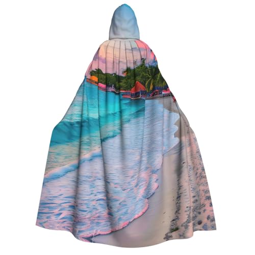 KLJnmbb Jamaika-Strand-Aufdruck, Kapuzenumhang, Cosplay, Erwachsene, Halloween, Weihnachten, Karneval, Themenpartys, vielseitig einsetzbar KLJnmbb Jamaika-Strand-Aufdruck, Kapuzenumhang, Cosplay, Erwachsene, Halloween, Weihnachten, Karneval, Themenpartys, vielseitig einsetzbar von KLJnmbb