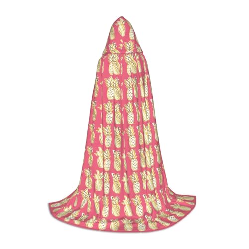 KLJnmbb Kapuzenumhang mit Ananas-Druck, für Erwachsene, Teenager, Kinder, verschiedene Zauberer, Umhang, RobeHalloween, Karneval, Cosplay KLJnmbb Kapuzenumhang mit Ananas-Druck, für Erwachsene, Teenager, Kinder, verschiedene Zauberer, Umhang, RobeHalloween, Karneval, Cosplay von KLJnmbb