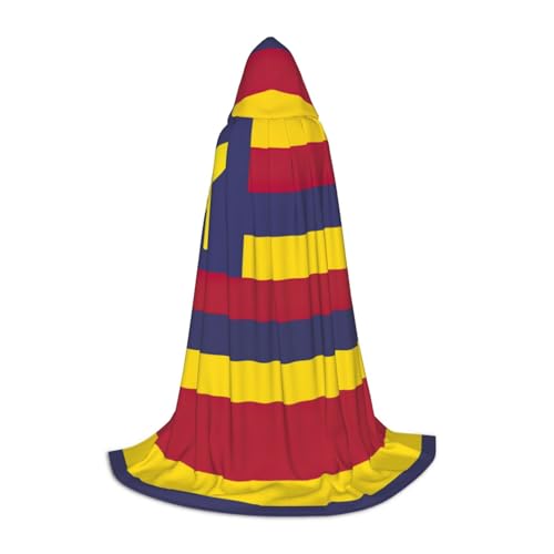 KLJnmbb Kapuzenumhang mit Flagge des Königreichs von Hawaii, für Erwachsene, Teenager, Kinder, verschiedene Zauberer-Umhang, Robe, Halloween, Karneval, Cosplay KLJnmbb Kapuzenumhang mit Flagge des Königreichs von Hawaii, für Erwachsene, Teenager, Kinder, verschiedene Zauberer-Umhang, Robe, Halloween, Karneval, Cosplay von KLJnmbb
