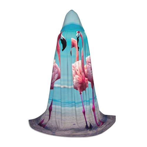 KLJnmbb Kapuzenumhang mit Flamingo-Motiv für Erwachsene, Teenager, Kinder, verschiedene Zauberer-Umhang, RobeHalloween, Karneval, Cosplay KLJnmbb Kapuzenumhang mit Flamingo-Motiv für Erwachsene, Teenager, Kinder, verschiedene Zauberer-Umhang, RobeHalloween, Karneval, Cosplay von KLJnmbb