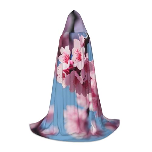 KLJnmbb Kapuzenumhang mit Kirschblüten-Aufdruck, für Erwachsene, Teenager, Kinder, verschiedene Zauberer-Umhang, RobeHalloween, Karneval, Cosplay KLJnmbb Kapuzenumhang mit Kirschblüten-Aufdruck, für Erwachsene, Teenager, Kinder, verschiedene Zauberer-Umhang, RobeHalloween, Karneval, Cosplay von KLJnmbb