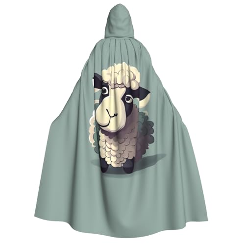 KLJnmbb Kapuzenumhang mit Lamm, für Cosplay, Erwachsene, Halloween, Weihnachten, Karneval, Motto-Partys, vielseitig einsetzbar KLJnmbb Kapuzenumhang mit Lamm, für Cosplay, Erwachsene, Halloween, Weihnachten, Karneval, Motto-Partys, vielseitig einsetzbar von KLJnmbb