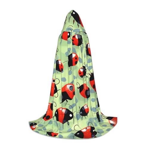 KLJnmbb Kapuzenumhang mit Marienkäfer-Motiv, für Erwachsene, Teenager, Kinder, verschiedene Zauberer-Umhang, RobeHalloween, Karneval, Cosplay KLJnmbb Kapuzenumhang mit Marienkäfer-Motiv, für Erwachsene, Teenager, Kinder, verschiedene Zauberer-Umhang, RobeHalloween, Karneval, Cosplay von KLJnmbb