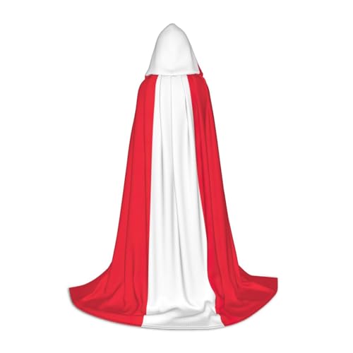 KLJnmbb Kapuzenumhang mit Österreichischer Flagge, für Erwachsene, Teenager, Kinder, verschiedene Zauberer, Umhang, RobeHalloween, Karneval, Cosplay KLJnmbb Kapuzenumhang mit Österreichischer Flagge, für Erwachsene, Teenager, Kinder, verschiedene Zauberer, Umhang, RobeHalloween, Karneval, Cosplay von KLJnmbb