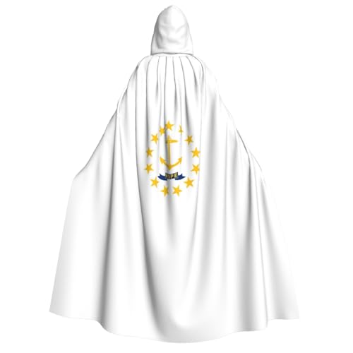 KLJnmbb Kapuzenumhang mit Rhode Island, Staatsflagge, Cosplay, Erwachsene, Halloween, Weihnachten, Karneval, Themenpartys, vielseitig einsetzbar KLJnmbb Kapuzenumhang mit Rhode Island, Staatsflagge, Cosplay, Erwachsene, Halloween, Weihnachten, Karneval, Themenpartys, vielseitig einsetzbar von KLJnmbb