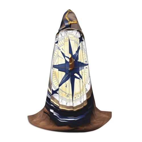 KLJnmbb Kapuzenumhang mit Segelboot, nautischer Kompass, für Erwachsene, Teenager, Kinder, verschiedene Zauberer, Umhang, RobeHalloween, Karneval, Cosplay KLJnmbb Kapuzenumhang mit Segelboot, nautischer Kompass, für Erwachsene, Teenager, Kinder, verschiedene Zauberer, Umhang, RobeHalloween, Karneval, Cosplay von KLJnmbb