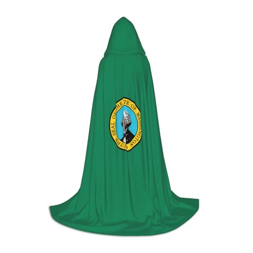 KLJnmbb Kapuzenumhang mit Washington-Flagge, für Erwachsene, Teenager, Kinder, verschiedene Zauberer-Umhang, RobeHalloween, Karneval, Cosplay KLJnmbb Kapuzenumhang mit Washington-Flagge, für Erwachsene, Teenager, Kinder, verschiedene Zauberer-Umhang, RobeHalloween, Karneval, Cosplay von KLJnmbb
