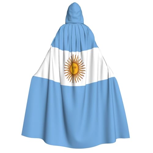 KLJnmbb Kapuzenumhang mit argentinischer Flagge, Cosplay, Erwachsene, Halloween, Weihnachten, Karneval, Themenpartys, vielseitig einsetzbar KLJnmbb Kapuzenumhang mit argentinischer Flagge, Cosplay, Erwachsene, Halloween, Weihnachten, Karneval, Themenpartys, vielseitig einsetzbar von KLJnmbb
