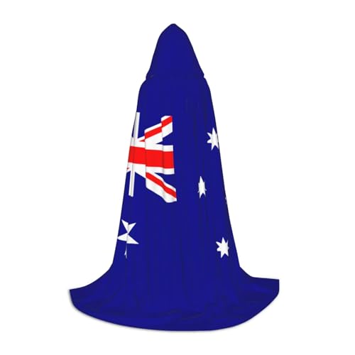 KLJnmbb Kapuzenumhang mit australischer Flagge, für Erwachsene, Teenager, Kinder, verschiedene Zauberer-Umhang, RobeHalloween, Karneval, Cosplay KLJnmbb Kapuzenumhang mit australischer Flagge, für Erwachsene, Teenager, Kinder, verschiedene Zauberer-Umhang, RobeHalloween, Karneval, Cosplay von KLJnmbb