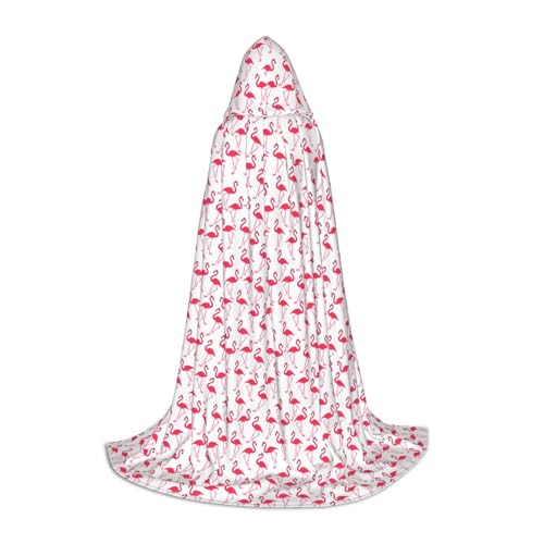 KLJnmbb Kapuzenumhang mit pinkem Flamingo-Muster, für Erwachsene, Teenager, Kinder, verschiedene Zauberer-Umhang, RobeHalloween, Karneval, Cosplay KLJnmbb Kapuzenumhang mit pinkem Flamingo-Muster, für Erwachsene, Teenager, Kinder, verschiedene Zauberer-Umhang, RobeHalloween, Karneval, Cosplay von KLJnmbb