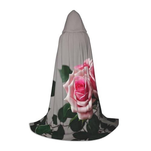 KLJnmbb Kapuzenumhang mit rosa Rosen, für Erwachsene, Teenager, Kinder, verschiedene Zauberer, Umhang, RobeHalloween, Karneval, Cosplay KLJnmbb Kapuzenumhang mit rosa Rosen, für Erwachsene, Teenager, Kinder, verschiedene Zauberer, Umhang, RobeHalloween, Karneval, Cosplay von KLJnmbb