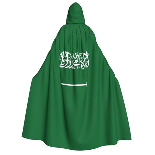 KLJnmbb Kapuzenumhang mit saudi-arabischer Flagge, Cosplay, Erwachsene, Halloween, Weihnachten, Karneval, Themenpartys, vielseitig einsetzbar KLJnmbb Kapuzenumhang mit saudi-arabischer Flagge, Cosplay, Erwachsene, Halloween, Weihnachten, Karneval, Themenpartys, vielseitig einsetzbar von KLJnmbb