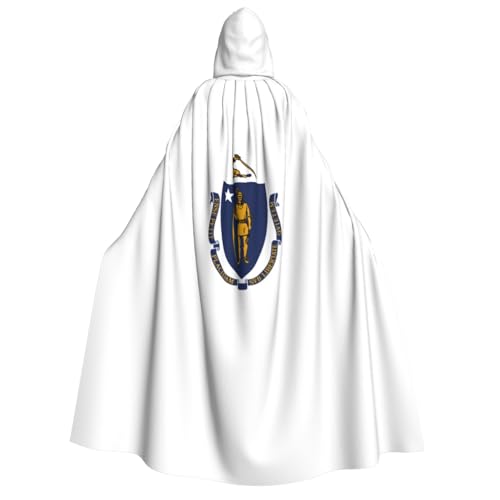 KLJnmbb Massachusetts Kapuzenumhang mit Staatsflagge, Cosplay, Erwachsene, Halloween, Weihnachten, Karneval, Themenpartys, vielseitig einsetzbar KLJnmbb Massachusetts Kapuzenumhang mit Staatsflagge, Cosplay, Erwachsene, Halloween, Weihnachten, Karneval, Themenpartys, vielseitig einsetzbar von KLJnmbb