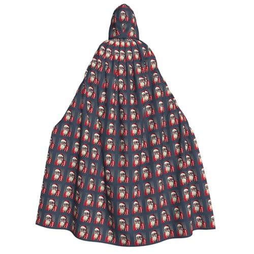 KLJnmbb Niedlicher Weihnachtsmann-Aufdruck, Kapuzenumhang, Cosplay, Erwachsene, Halloween, Weihnachten, Karneval, Themenpartys, vielseitig einsetzbar KLJnmbb Niedlicher Weihnachtsmann-Aufdruck, Kapuzenumhang, Cosplay, Erwachsene, Halloween, Weihnachten, Karneval, Themenpartys, vielseitig einsetzbar von KLJnmbb