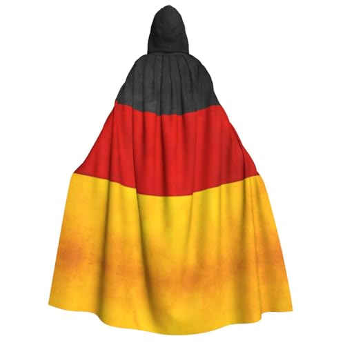 KLJnmbb Umhang mit Deutschland-Flagge, mit Kapuze, Cosplay, Erwachsene, Halloween, Weihnachten, Karneval, Motto-Partys, vielseitig einsetzbar KLJnmbb Umhang mit Deutschland-Flagge, mit Kapuze, Cosplay, Erwachsene, Halloween, Weihnachten, Karneval, Motto-Partys, vielseitig einsetzbar von KLJnmbb