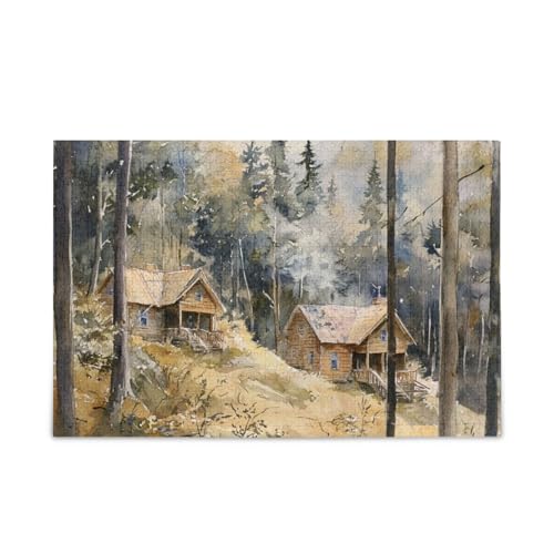 Cabins West Virginia Puzzles Holzpuzzles Lustige Gehirnspiele für Erwachsene 1000 Teile Cabins West Virginia Puzzles Holzpuzzles Lustige Gehirnspiele für Erwachsene 1000 Teile von KLL