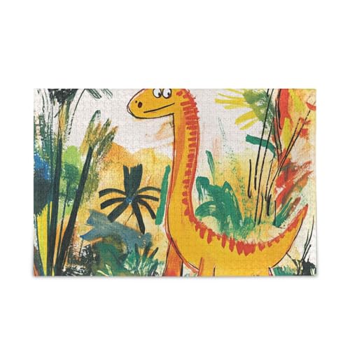 Cartoon Dinosaurier Prähistorischer Dschungel Puzzles Holzpuzzle Lustige Gehirnspiele für Erwachsene 1000 Teile Cartoon Dinosaurier Prähistorischer Dschungel Puzzles Holzpuzzle Lustige Gehirnspiele für Erwachsene 1000 Teile von KLL