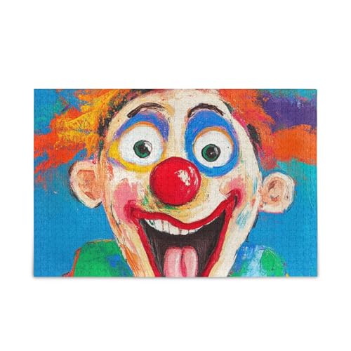Clown Lustige Gesichter Puzzles Holzpuzzles Lustige Spiele für Erwachsene 1000 Teile Clown Lustige Gesichter Puzzles Holzpuzzles Lustige Spiele für Erwachsene 1000 Teile von KLL