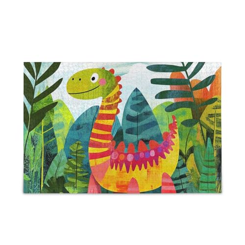 Dinosaurier Prähistorischer Dschungel Puzzle Holzpuzzles Schwierige Gehirnspiele für Alter 1000 Teile Dinosaurier Prähistorischer Dschungel Puzzle Holzpuzzles Schwierige Gehirnspiele für Alter 1000 Teile von KLL