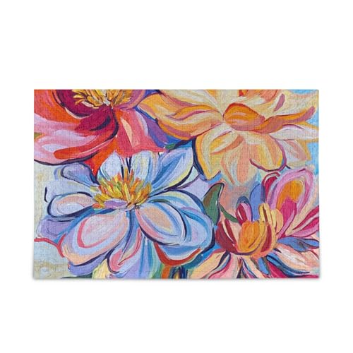 Florals Gardenia Schmetterlinge Bienen Rose Gold Puzzle Holz Puzzle Coole Gehirnspiele für Erwachsene 1000 Teile Florals Gardenia Schmetterlinge Bienen Rose Gold Puzzle Holz Puzzle Coole Gehirnspiele für Erwachsene 1000 Teile von KLL