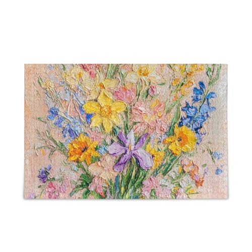 Frühlingsblumen Narzisse Iris Sonnenblume Blush Puzzles Holzpuzzle Lustige Spiele für Erwachsene 1000 Teile Frühlingsblumen Narzisse Iris Sonnenblume Blush Puzzles Holzpuzzle Lustige Spiele für Erwachsene 1000 Teile von KLL