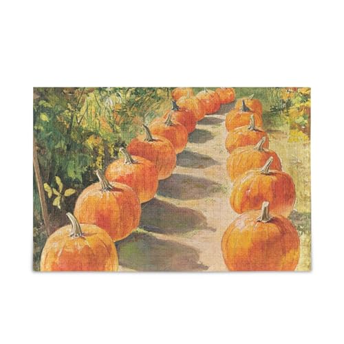 Kürbisse Gartenweg Puzzle Holzpuzzles harte Geschenke für Alter 1000 Teile Kürbisse Gartenweg Puzzle Holzpuzzles harte Geschenke für Alter 1000 Teile von KLL
