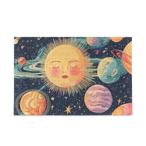 Lebendiges, detailliertes Sonnensystem-Illustrationspuzzle aus Holz, lustige Geschenke für 1000 Teile Lebendiges, detailliertes Sonnensystem-Illustrationspuzzle aus Holz, lustige Geschenke für 1000 Teile von KLL