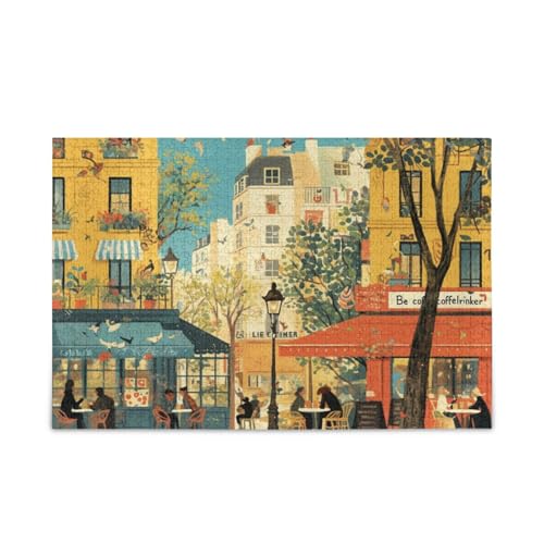 Outdoor Cafe Paris Puzzle Wooden Jigsaw Puzzles Hard Brain Games for Aged 1000 Piecing Outdoor Cafe Paris Puzzle Wooden Jigsaw Puzzles Hard Brain Games for Aged 1000 Piecing von KLL