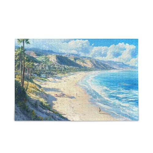 Sunny Beaches Jigsaw Wooden Jigsaw Puzzles Funny Brain Games for Adults 1000 Piece Sunny Beaches Jigsaw Wooden Jigsaw Puzzles Funny Brain Games for Adults 1000 Piece von KLL