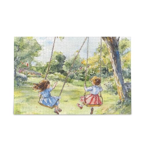 Swing Park Friends Puzzles Holzpuzzle Coole Gehirnspiele für Erwachsene 1000 Teile Swing Park Friends Puzzles Holzpuzzle Coole Gehirnspiele für Erwachsene 1000 Teile von KLL