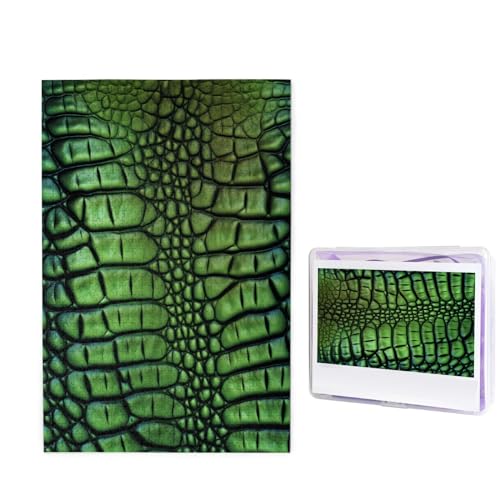 1000-teiliges Puzzle für Erwachsene, herausforderndes Holz-Puzzle, Alligatorhaut, Fotopuzzle, individuelles Bilderpuzzle für Erwachsene und Kinder, Familienspielabende, 50 x 49,5 cm Puzzle 1000-teiliges Puzzle für Erwachsene, herausforderndes Holz-Puzzle, Alligatorhaut, Fotopuzzle, individuelles Bilderpuzzle für Erwachsene und Kinder, Familienspielabende, 50 x 49,5 cm Puzzle von KLOPH