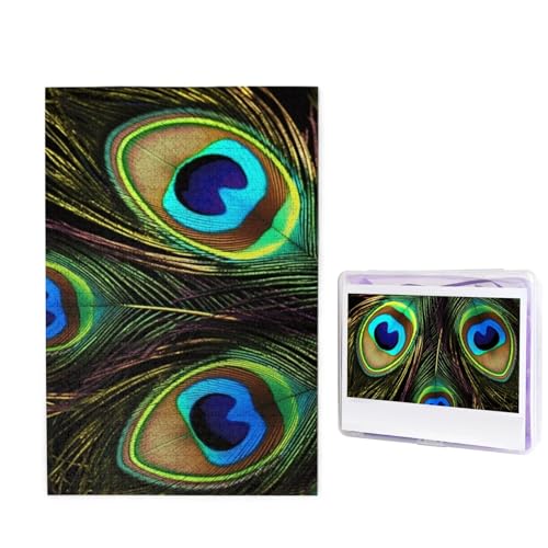 1000-teiliges Puzzle für Erwachsene, herausforderndes Holz-Puzzle, Pfauenfedern, Fotopuzzle, individuelles Bilderpuzzle für Erwachsene und Kinder, Familienspielabende, 50 x 49,5 cm Puzzle 1000-teiliges Puzzle für Erwachsene, herausforderndes Holz-Puzzle, Pfauenfedern, Fotopuzzle, individuelles Bilderpuzzle für Erwachsene und Kinder, Familienspielabende, 50 x 49,5 cm Puzzle von KLOPH