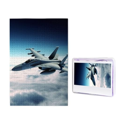 1000-teiliges Puzzle für Erwachsene, herausforderndes Holzpuzzle, Flugzeug-Kampfflugzeugjets, Fotopuzzle, individuelles Bilderpuzzle für Erwachsene und Kinder, Familienspielabende, 50 x 49,5 cm Puzzle 1000-teiliges Puzzle für Erwachsene, herausforderndes Holzpuzzle, Flugzeug-Kampfflugzeugjets, Fotopuzzle, individuelles Bilderpuzzle für Erwachsene und Kinder, Familienspielabende, 50 x 49,5 cm Puzzle von KLOPH