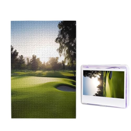 1000-teiliges Puzzle für Erwachsene, herausforderndes Holzpuzzle, Golfplatz-Fotopuzzle, individuelles personalisiertes Bild, Puzzle für Erwachsene und Kinder, Familienspielabende, 50 x 49,5 cm Puzzle 1000-teiliges Puzzle für Erwachsene, herausforderndes Holzpuzzle, Golfplatz-Fotopuzzle, individuelles personalisiertes Bild, Puzzle für Erwachsene und Kinder, Familienspielabende, 50 x 49,5 cm Puzzle von KLOPH
