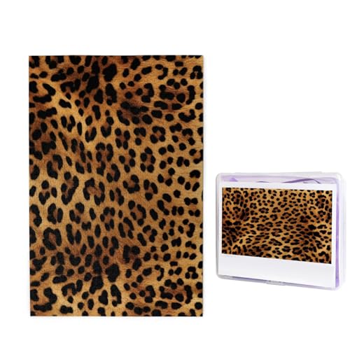 1000-teiliges Puzzle für Erwachsene, herausforderndes Holzpuzzle, Leopardenhaut, Fotopuzzle, individuelles Bild, Puzzle für Erwachsene und Kinder, Familienspielabende, 50 x 49,5 cm Puzzle 1000-teiliges Puzzle für Erwachsene, herausforderndes Holzpuzzle, Leopardenhaut, Fotopuzzle, individuelles Bild, Puzzle für Erwachsene und Kinder, Familienspielabende, 50 x 49,5 cm Puzzle von KLOPH