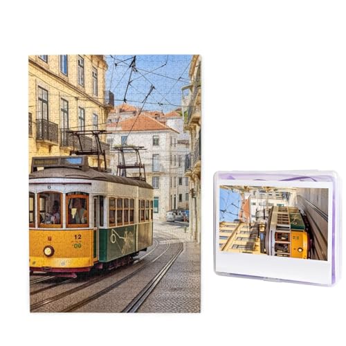 1000-teiliges Puzzle für Erwachsene, herausforderndes Holzpuzzle, Lissabon, Straßenbahn-Fotopuzzle, individuelles Bilderpuzzle für Erwachsene und Kinder, Familienspielabende, 50 x 49,5 cm Puzzle 1000-teiliges Puzzle für Erwachsene, herausforderndes Holzpuzzle, Lissabon, Straßenbahn-Fotopuzzle, individuelles Bilderpuzzle für Erwachsene und Kinder, Familienspielabende, 50 x 49,5 cm Puzzle von KLOPH