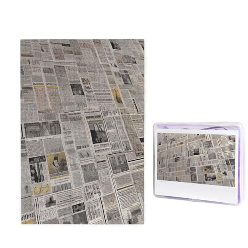 1000-teiliges Puzzle für Erwachsene, herausforderndes Holzpuzzle, Zeitungsfotopuzzle, individuelles personalisiertes Bilderpuzzle für Erwachsene und Kinder, Familienspielabende, 50 x 49,5 cm Puzzle 1000-teiliges Puzzle für Erwachsene, herausforderndes Holzpuzzle, Zeitungsfotopuzzle, individuelles personalisiertes Bilderpuzzle für Erwachsene und Kinder, Familienspielabende, 50 x 49,5 cm Puzzle von KLOPH