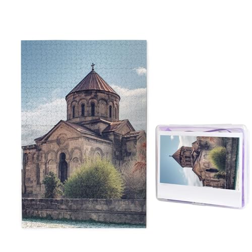 1000-teiliges Puzzle für Erwachsene, herausforderndes Holzpuzzle, armenische Kirche, Fotopuzzle für Erwachsene und Kinder, Familienspielabende, 50 x 49,5 cm Puzzle 1000-teiliges Puzzle für Erwachsene, herausforderndes Holzpuzzle, armenische Kirche, Fotopuzzle für Erwachsene und Kinder, Familienspielabende, 50 x 49,5 cm Puzzle von KLOPH