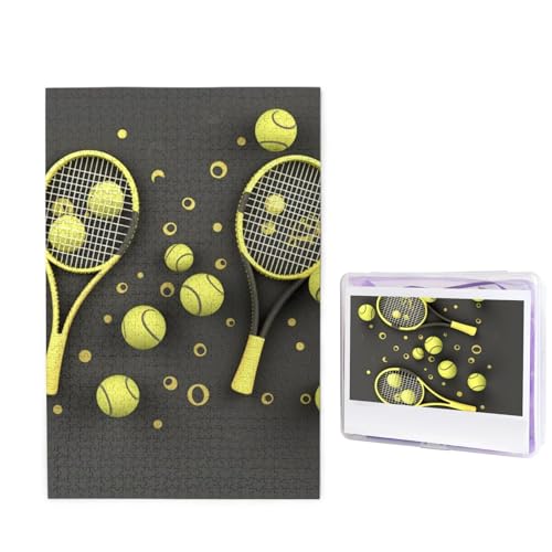 1000-teiliges Puzzle für Erwachsene, herausforderndes Holzpuzzle, lustige Tennisbälle, Fotopuzzle, individuelles Bild, Puzzle für Erwachsene und Kinder, Familienspielabende, 50 x 49,5 cm Puzzle 1000-teiliges Puzzle für Erwachsene, herausforderndes Holzpuzzle, lustige Tennisbälle, Fotopuzzle, individuelles Bild, Puzzle für Erwachsene und Kinder, Familienspielabende, 50 x 49,5 cm Puzzle von KLOPH