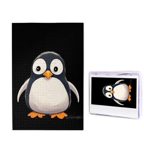 1000-teiliges Puzzle für Erwachsene, herausforderndes Holzpuzzle, niedlicher Pinguin, Fotopuzzle, individuelles Bilderpuzzle für Erwachsene und Kinder, Familienspielabende, 50 x 49,5 cm Puzzle 1000-teiliges Puzzle für Erwachsene, herausforderndes Holzpuzzle, niedlicher Pinguin, Fotopuzzle, individuelles Bilderpuzzle für Erwachsene und Kinder, Familienspielabende, 50 x 49,5 cm Puzzle von KLOPH