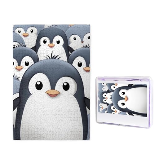 1000-teiliges Puzzle für Erwachsene, herausforderndes Holzpuzzle, niedlicher Pinguin, Fotopuzzle, individuelles Bilderpuzzle für Erwachsene und Kinder, Familienspielabende, 50 x 49,5 cm Puzzle 1000-teiliges Puzzle für Erwachsene, herausforderndes Holzpuzzle, niedlicher Pinguin, Fotopuzzle, individuelles Bilderpuzzle für Erwachsene und Kinder, Familienspielabende, 50 x 49,5 cm Puzzle von KLOPH