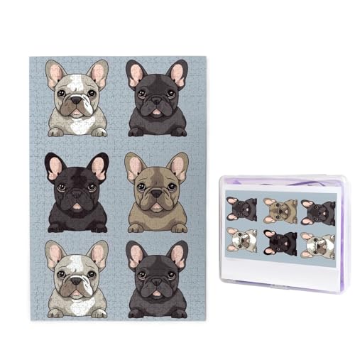 1000-teiliges Puzzle für Erwachsene, herausforderndes Holzpuzzle Französische Bulldogge, Fotopuzzle, individuelles Bilderpuzzle für Erwachsene und Kinder, Familienspielabende, 50 x 49,5 cm Puzzle 1000-teiliges Puzzle für Erwachsene, herausforderndes Holzpuzzle Französische Bulldogge, Fotopuzzle, individuelles Bilderpuzzle für Erwachsene und Kinder, Familienspielabende, 50 x 49,5 cm Puzzle von KLOPH