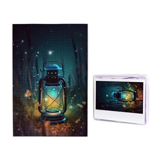 1000-teiliges Puzzle für Erwachsene, herausforderndes Holzpuzzle Glühwürmchen und Laterne, Fotopuzzle, individuelles personalisiertes Bilderpuzzle für Erwachsene und Kinder, Familienspielabende, 50 x 1000-teiliges Puzzle für Erwachsene, herausforderndes Holzpuzzle Glühwürmchen und Laterne, Fotopuzzle, individuelles personalisiertes Bilderpuzzle für Erwachsene und Kinder, Familienspielabende, 50 x von KLOPH