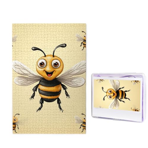 1000-teiliges Puzzle für Erwachsene, herausforderndes Holzpuzzle Honigbiene, Fotopuzzle, individuelles Bilderpuzzle für Erwachsene und Kinder, Familienspielabende, 50 x 49,5 cm Puzzle 1000-teiliges Puzzle für Erwachsene, herausforderndes Holzpuzzle Honigbiene, Fotopuzzle, individuelles Bilderpuzzle für Erwachsene und Kinder, Familienspielabende, 50 x 49,5 cm Puzzle von KLOPH